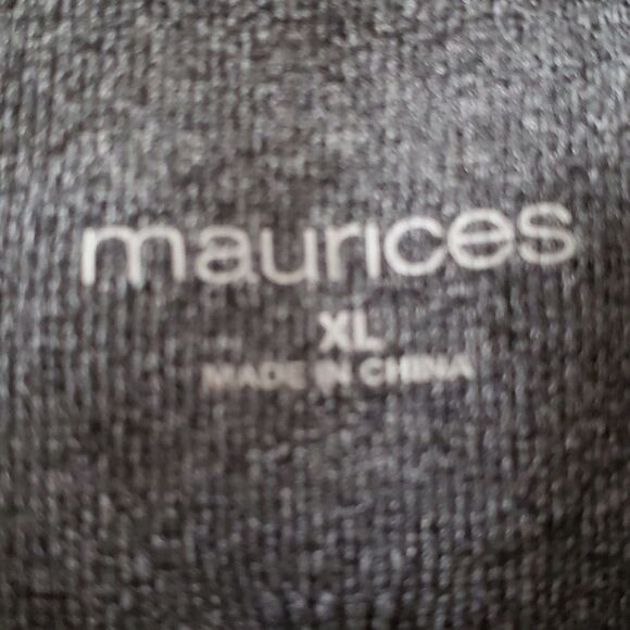 NWOT Maurices Dark Gray Stretchy Leggings Sz XL - Picture 6 of 6